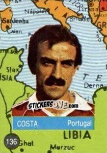 Figurina Costa - Euro 84 - Mabilgrafica