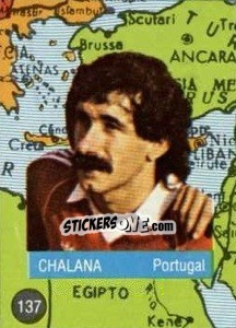 Cromo Chalana - Euro 84 n. 137 - Mabilgrafica