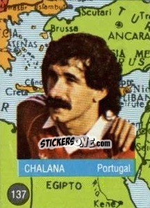 Cromo Chalana - Euro 84 - Mabilgrafica