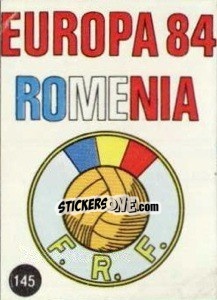 Figurina Insígnia - Euro 84 - Mabilgrafica