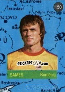 Cromo Sames - Euro 84 - Mabilgrafica