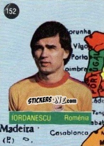 Sticker Iordanescu - Euro 84 - Mabilgrafica
