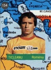 Sticker Ticleanu - Euro 84 n. 154 - Mabilgrafica