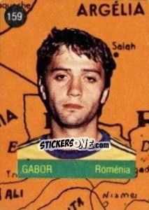 Sticker Gabor - Euro 84 n. 159 - Mabilgrafica