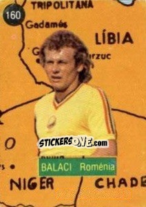 Sticker Balaci - Euro 84 n. 160 - Mabilgrafica