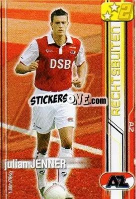 Sticker Julian Jenner - All Stars Eredivisie 2007-2008 n. 25 - Magicboxint