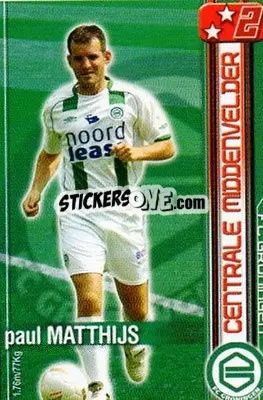 Sticker Paul Matthijs - All Stars Eredivisie 2007-2008 n. 62 - Magicboxint