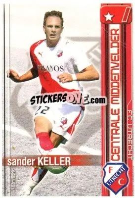 Sticker Sander Keller - All Stars Eredivisie 2007-2008 n. 95 - Magicboxint