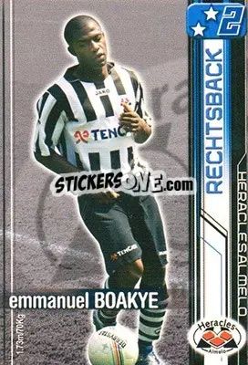 Sticker Emmanuel Boakye - All Stars Eredivisie 2007-2008 n. 114 - Magicboxint