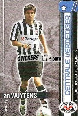 Sticker Jan Wuytens - All Stars Eredivisie 2007-2008 n. 117 - Magicboxint