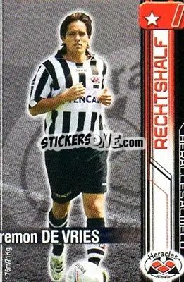 Sticker Remon De Vries - All Stars Eredivisie 2007-2008 n. 126 - Magicboxint