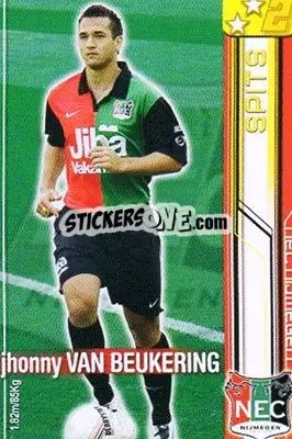 Sticker Jhonny Van Beukering - All Stars Eredivisie 2007-2008 n. 150 - Magicboxint