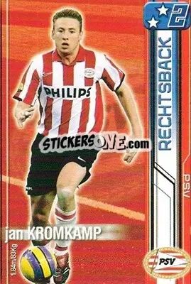Sticker Jan Kromkamp - All Stars Eredivisie 2007-2008 n. 170 - Magicboxint