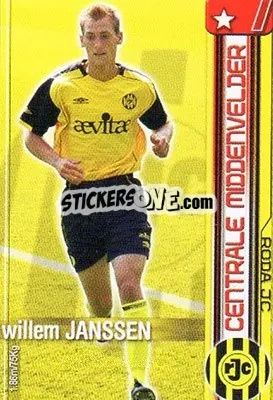 Sticker Willem Janssen - All Stars Eredivisie 2007-2008 n. 190 - Magicboxint