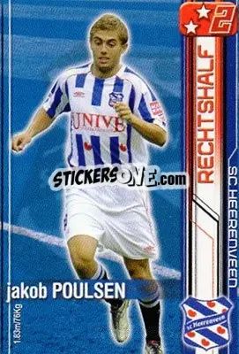 Cromo Jakob Poulsen - All Stars Eredivisie 2007-2008 - Magicboxint