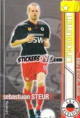 Sticker Sebastiaan Steur - All Stars Eredivisie 2007-2008 n. 221 - Magicboxint