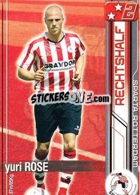 Sticker Yuri Rose - All Stars Eredivisie 2007-2008 n. 241 - Magicboxint