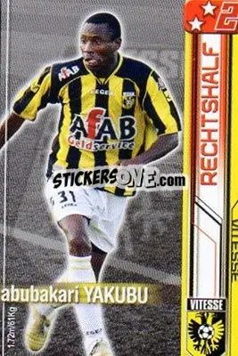 Cromo Abubakari Yakubu - All Stars Eredivisie 2007-2008 - Magicboxint