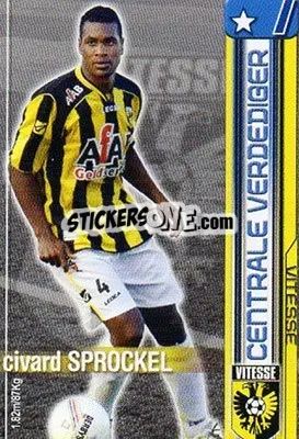 Sticker Civard Sprockel - All Stars Eredivisie 2007-2008 n. 246 - Magicboxint