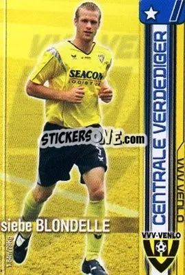 Cromo Siebe Blondelle - All Stars Eredivisie 2007-2008 - Magicboxint