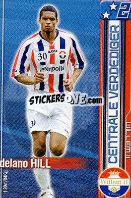 Sticker Delano Hill - All Stars Eredivisie 2007-2008 - Magicboxint