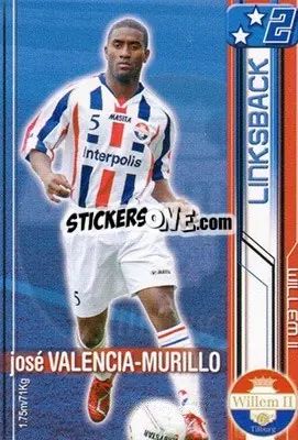 Sticker José Valencia-Murillo - All Stars Eredivisie 2007-2008 n. 285 - Magicboxint