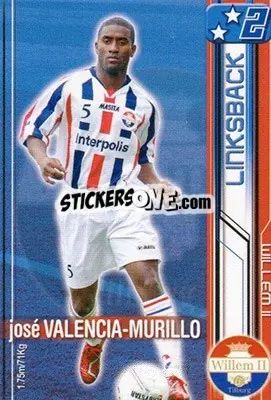 Sticker José Valencia-Murillo - All Stars Eredivisie 2007-2008 - Magicboxint