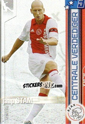 Sticker Jaap Stam - All Stars Eredivisie 2007-2008 n. M2 - Magicboxint