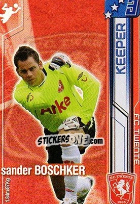 Cromo Sander Boschker - All Stars Eredivisie 2007-2008 - Magicboxint