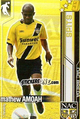 Sticker Matthew Amoah - All Stars Eredivisie 2007-2008 n. M17 - Magicboxint