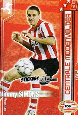 Sticker Timmy Simons - All Stars Eredivisie 2007-2008 n. M23 - Magicboxint