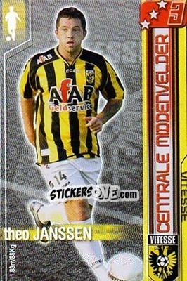Sticker Theo Janssen - All Stars Eredivisie 2007-2008 - Magicboxint