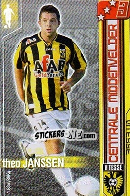 Sticker Theo Janssen - All Stars Eredivisie 2007-2008 n. M30 - Magicboxint