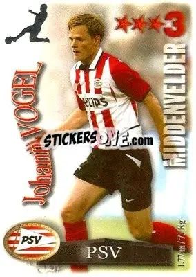 Sticker Johann Vogel - All Stars Eredivisie 2003-2004 - Magicboxint