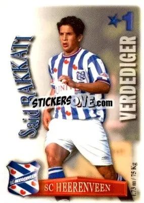Sticker Said Bakkati - All Stars Eredivisie 2003-2004 - Magicboxint