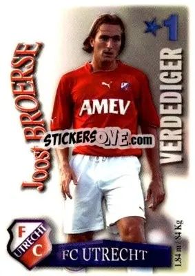 Sticker Joost Broerse - All Stars Eredivisie 2003-2004 - Magicboxint