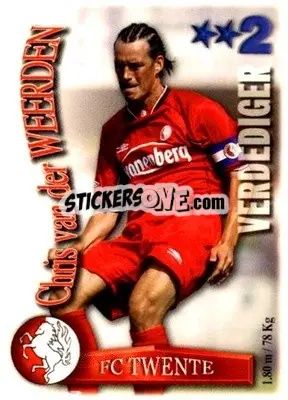 Sticker Chris van der Weerden - All Stars Eredivisie 2003-2004 - Magicboxint