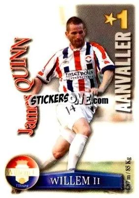 Sticker James Quinn - All Stars Eredivisie 2003-2004 - Magicboxint