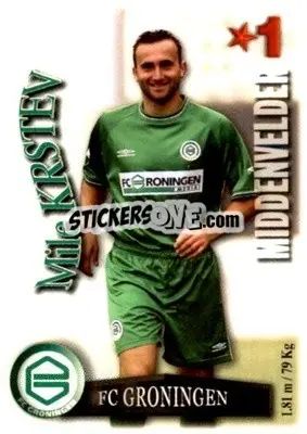 Sticker Mile Krstev - All Stars Eredivisie 2003-2004 - Magicboxint