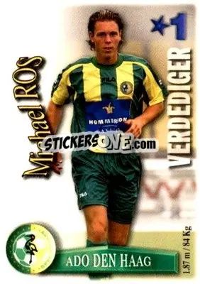 Sticker Michael Ros - All Stars Eredivisie 2003-2004 - Magicboxint