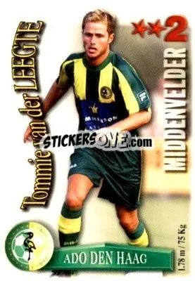 Sticker Tommie van der Leegte - All Stars Eredivisie 2003-2004 - Magicboxint