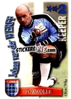 Sticker Johan van der Werff - All Stars Eredivisie 2003-2004 - Magicboxint