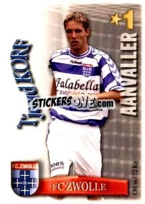 Cromo Tjeerd Korf - All Stars Eredivisie 2003-2004 - Magicboxint