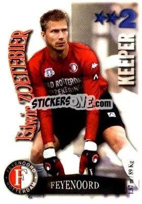 Sticker Edwin Zoetebier - All Stars Eredivisie 2003-2004 - Magicboxint