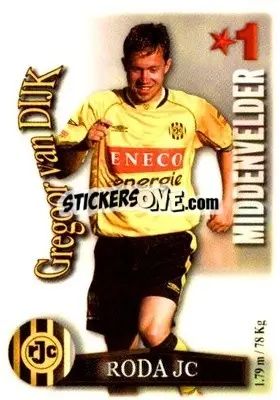 Cromo Gregoor van Dijk - All Stars Eredivisie 2003-2004 - Magicboxint