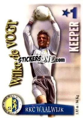 Sticker Wilko de Vogt - All Stars Eredivisie 2003-2004 - Magicboxint