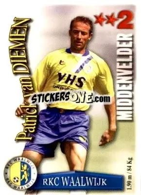Sticker Patrick van Diemen - All Stars Eredivisie 2003-2004 - Magicboxint