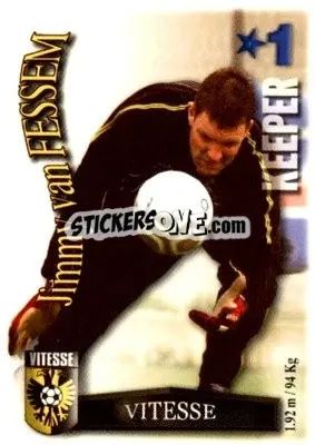 Sticker Jim van Fessem - All Stars Eredivisie 2003-2004 - Magicboxint
