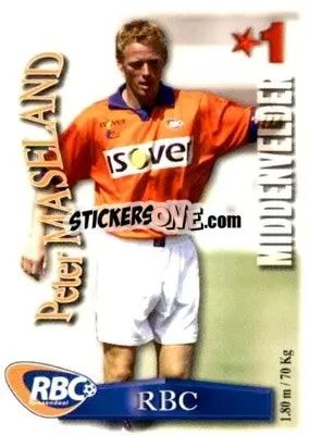 Sticker Peter Maseland - All Stars Eredivisie 2003-2004 - Magicboxint