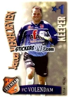 Sticker Jeroen Verhoeven